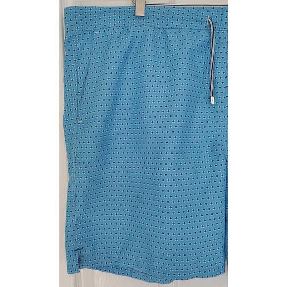 Men's Peter Millar Shackleford Performance Hybrid Swim Shorts Macau Blue - XL - Picture 2 of 8